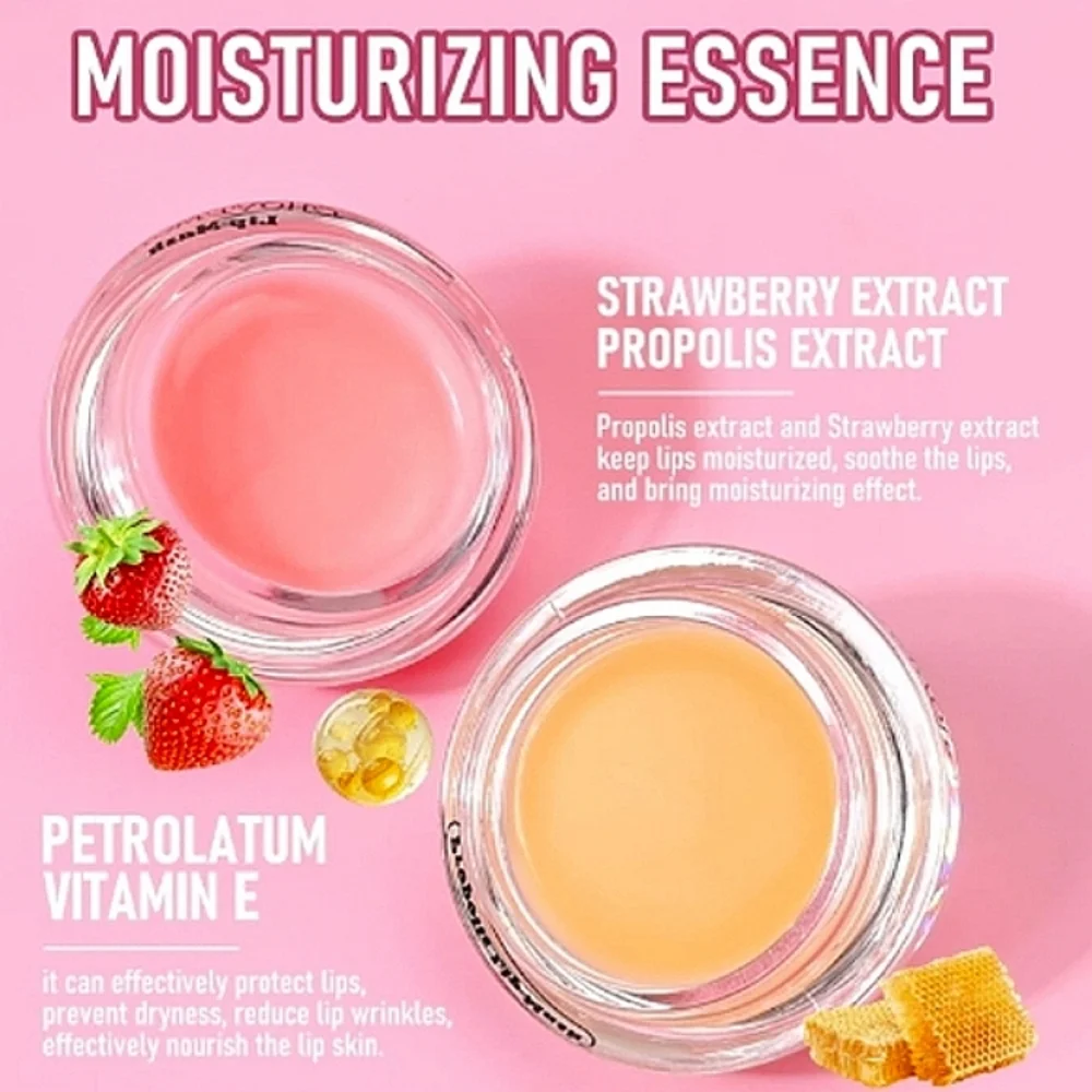 🆕LAST SET🍯HONEY POTS WITH 4 FLAVORED LIPGLOSS IN ADORABLE HONEY POTS/SET OF 4